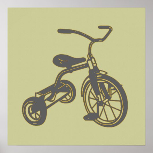 Poster Children’s Tricycle Graphic (Devant)