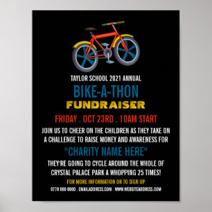 Poster Child's Bike, Children's Charity Bike-a-Thon Event