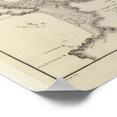 Poster Chile Atlas Map (Coin)