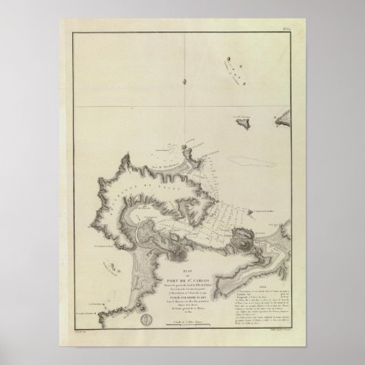 Poster Chile Atlas Map (Devant)