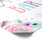 Poster Chili Bar Nourriture Hiver Onederland Fille Annive (Coin)