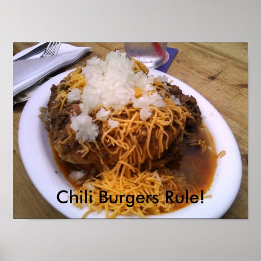Poster Chili Burger (Devant)