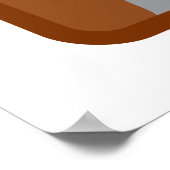 Poster chili colorado : orange brûlé (Coin)