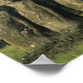 Poster Chili, Île de Pâques, Rapa Nui, Ahu Akivi (Coin)