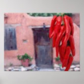 Poster Chili Peppers Ristra (Devant)