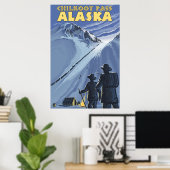 Poster Chilkoot Pass, Alaska Gold Miners (Bureau à domicile)