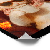 Poster Chill Cat And Coffe Xmas Funny Cat Meme Y2k Joke  (Coin)