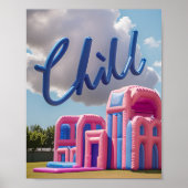 Poster Chill Inflatable Castle Sky (Devant)