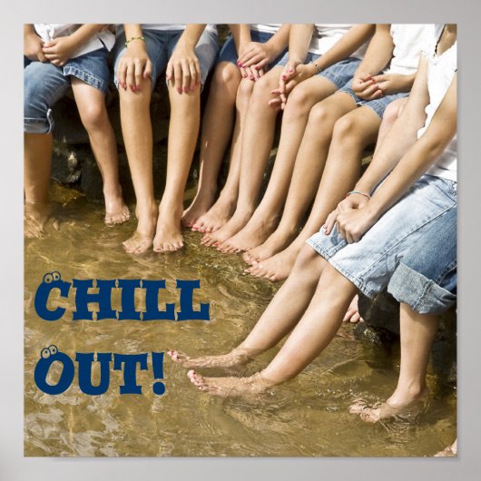 Poster Chill Out for Heaven's Sake ! (Devant)