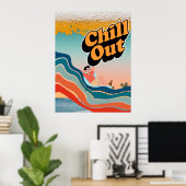 Poster Chill Out - Wallpaper (Bureau à domicile)