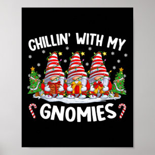 Poster Chillin Avec Mes Gnomes Correspondant Noël De Fami