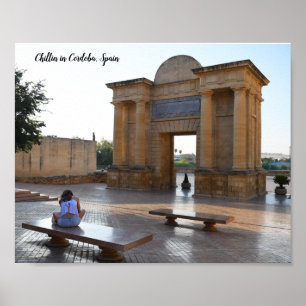 Poster Chillin en Cordoue, Espagne