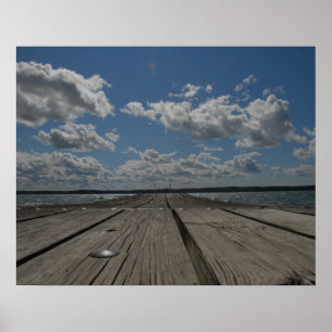 Poster Chillin' Sur Le Dock