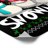 Poster Chillin' With My Snowmies - Ugly Christmas Snowman (Coin)