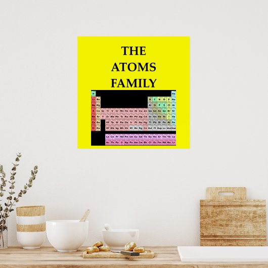 POSTER CHIMIE (Cuisine)