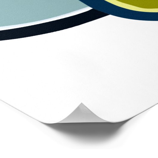 Poster Chimie Beakers (Coin)