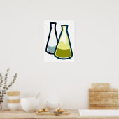 Poster Chimie Beakers (Cuisine)