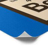 Poster Chimie bière découverte par l'ours (Coin)