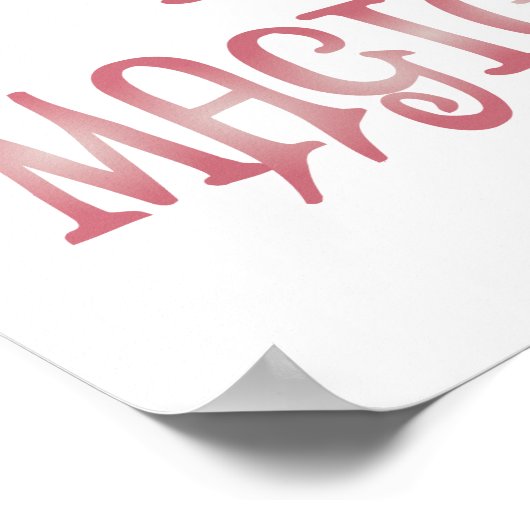 Poster Chimie - C'est comme la magie mais la vraie scienc (Coin)