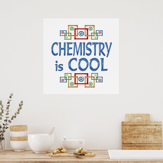 Poster Chimie cool (Cuisine)