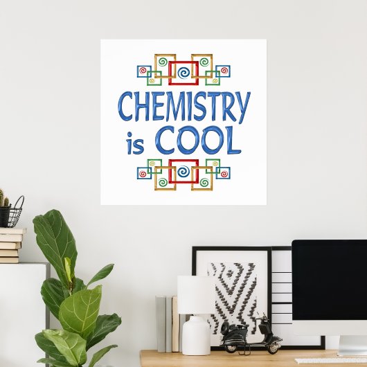 Poster Chimie cool (Bureau à domicile)