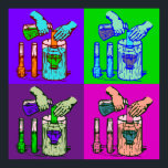 Poster Chimie Déplacement Pop Art<br><div class="desc">À mesure que notre connaissance s'enrichit sur l'univers,  nous découvrons que rien n'est impossible. À String Theory humour et connaissance sont abondants dans notre sélection variée de vêtements et se souvenir 99% des articles offerts dans ma galerie peut être customisé à votre goût!</div>