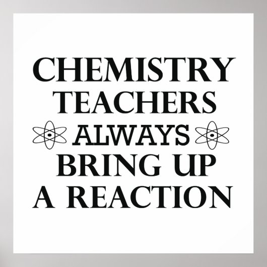 Poster chimie drôle (Devant)