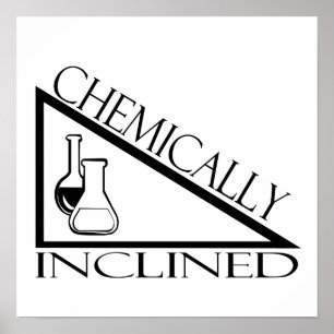 Poster Chimiquement incliné