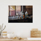 Poster Chimiste - Bouteilles (Cuisine)