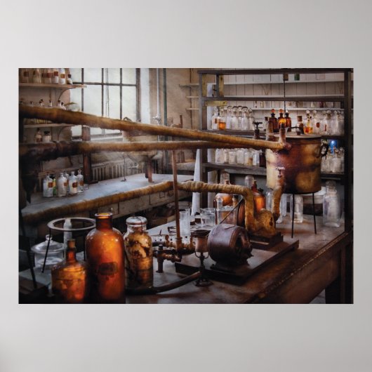 Poster Chimiste - L'alambic (Devant)
