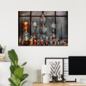 Poster Chimiste - L'appareil (Bureau à domicile)