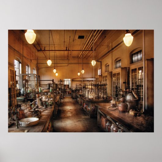 Poster Chimiste - Le Chem Lab (Devant)