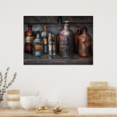 Poster Chimiste - Les choses qui brûlent (Cuisine)