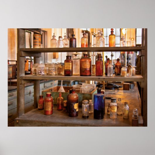 Poster Chimiste - Potion de mouvement (Devant)