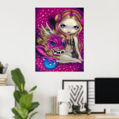 Poster Chimmersif Dragon imaginaire fée Art Print (Bureau à domicile)