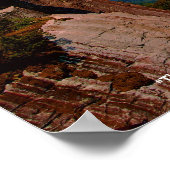 Poster chimneyrock pano a quitté, "Le sentier est la chos (Coin)