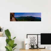 Poster chimneyrock pano a quitté, "Le sentier est la chos (Bureau à domicile)