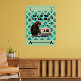 Poster chimpanzé