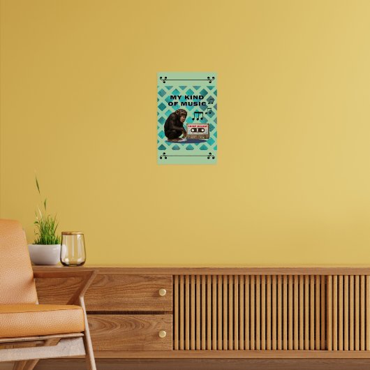 Poster chimpanzé (Salon 2)