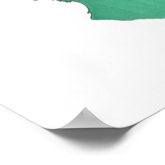 Poster Chimpanzé classique (Coin)