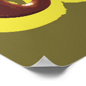 Poster Chimpanzé Fumer Pipe (Coin)