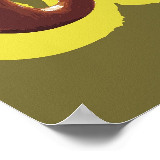 Poster Chimpanzé Fumer Pipe (Coin)