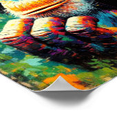 POSTER CHIMPANZEE COMMUN 2 (Coin)