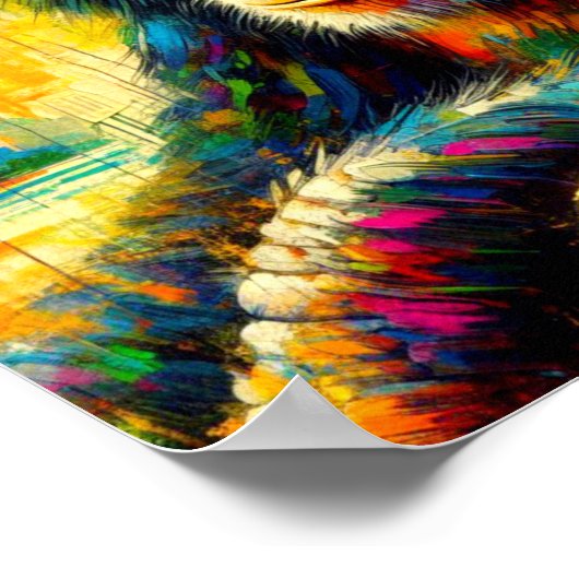 POSTER CHIMPANZEE COMMUN 7 (Coin)