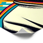 POSTER CHIMPANZEE POP-ART (Coin)