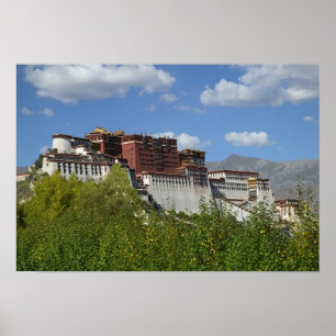 Poster China, Tibet, Lhasa, Potala Palace 3