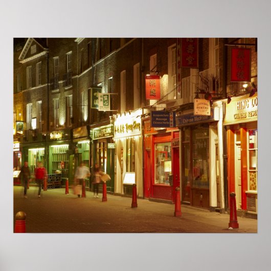 Poster Chinatown, Soho, Londres, Angleterre, Royaume-Uni (Devant)