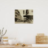 Poster Chinatown Street à San Francisco (Cuisine)