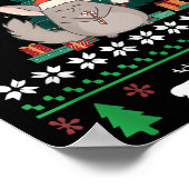 Poster Chinchilla Funny Pet Ugly Christmas Funny Citation (Coin)