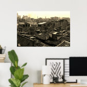 Poster Chine Ancienne ville de Canton (Bureau à domicile)